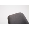 Set 2x Taburete Cannes en Tela Gris oscuro,Cappuccino