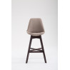 Set 2x Taburete Cannes en Tela Gris topo,Cappuccino