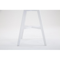 Set 2x Taburete Cannes en Tela Azul,Blanco