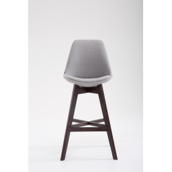 Set 2x Taburete Cannes en Tela Gris,Cappuccino
