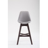 Set 2x Taburete Cannes en Tela Gris,Cappuccino