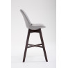 Set 2x Taburete Cannes en Tela Gris,Cappuccino