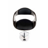 Set De 2 Taburetes Kingston En Simil Cuero Negro/gris