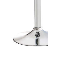 Set 2x Taburete Hoover En Tela Negro,Cromado