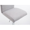 Set 2x Taburetes de Bar Köln Tapizados en Tela Gris claro