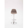 Set 2x Taburete Kiel  en Tela Gris topo