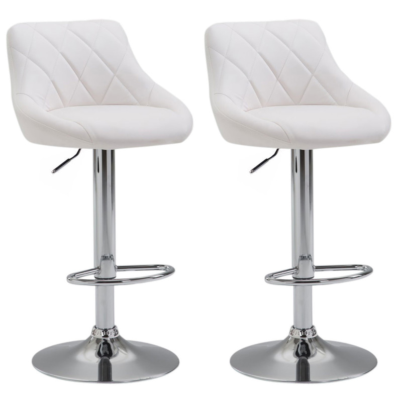 Set De 2 Taburetes Lazio Blanco