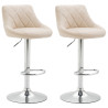 Set De 2 Taburetes Lazio Crema