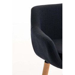 Set De 2 Taburetes Grant En Tela Negro