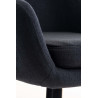 Set De 2 Taburetes Grant En Tela Negro