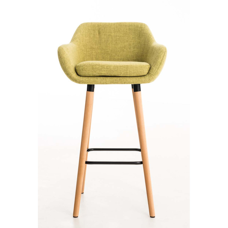 Set De 2 Taburetes Grant En Tela Verde claro