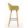 Set De 2 Taburetes Grant En Tela Verde claro
