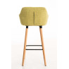Set De 2 Taburetes Grant En Tela Verde claro