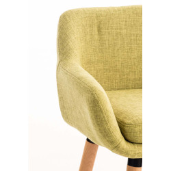 Set De 2 Taburetes Grant En Tela Verde claro