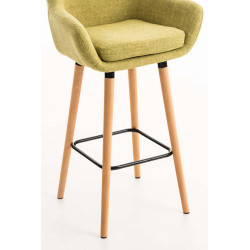 Set De 2 Taburetes Grant En Tela Verde claro