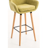 Set De 2 Taburetes Grant En Tela Verde claro