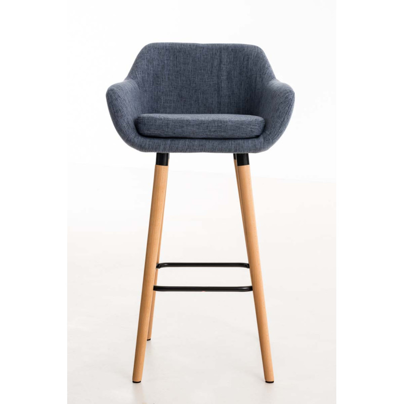 Set De 2 Taburetes Grant En Tela Azul