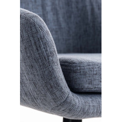 Set De 2 Taburetes Grant En Tela Azul