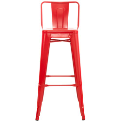 Set 2x Taburetes Mason Rojo