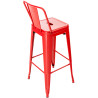 Set 2x Taburetes Mason Rojo