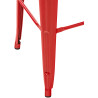 Set 2x Taburetes Mason Rojo
