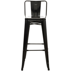 Set 2x Taburetes Mason Negro