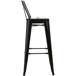 Set 2x Taburetes Mason Negro
