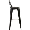 Set 2x Taburetes Mason Negro