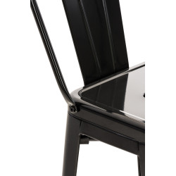 Set 2x Taburetes Mason Negro