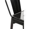 Set 2x Taburetes Mason Negro