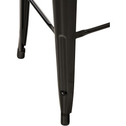 Set 2x Taburetes Mason Negro