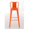 Set 2x Taburetes Mason Naranja