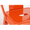 Set 2x Taburetes Mason Naranja