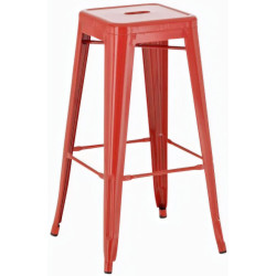Set de 2x Taburetes Joshua Rojo