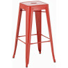 Set de 2x Taburetes Joshua Rojo