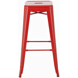 Set de 2x Taburetes Joshua Rojo