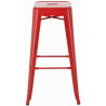 Set de 2x Taburetes Joshua Rojo