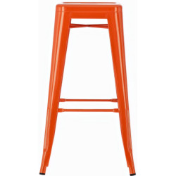 Set de 2x Taburetes Joshua Naranja
