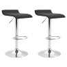 Set 2x Taburetes Dyn V2 en Tela Negro