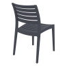 Silla de Jardín Apilable ARES Gris oscuro