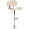 Taburete De Bar Sarnia Nogal/crema