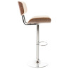 Taburete De Bar Sarnia Nogal/crema