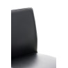 Taburete de Bar Cadiz Acero inoxidable,Negro