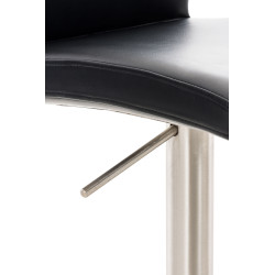 Taburete de Bar Cadiz Acero inoxidable,Negro