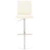 Taburete de Bar Cadiz Acero inoxidable,Crema