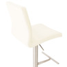 Taburete de Bar Cadiz Acero inoxidable,Crema