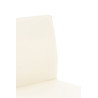 Taburete de Bar Cadiz Acero inoxidable,Crema