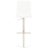 Taburete de Bar Cadiz Acero inoxidable,Blanco