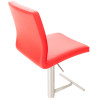 Taburete de Bar Cadiz Acero inoxidable,Rojo