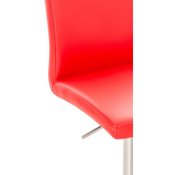 Taburete de Bar Cadiz Acero inoxidable,Rojo